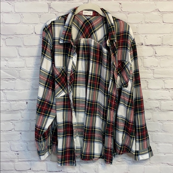 Maurices Tops - Maurices | Plus Size Plaid Buttondown Shirt | 3x